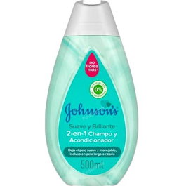 Johnson's Baby Champú + Acondicionador Suave y Brillante 500 ml (Reacondicionado)