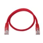 AISENS A135-0238 Cable de Red Latiguillo RJ45 Cat6 UTP AWG24 - 1 Metro - Rojo - Para Conmutador, Router, Módem, Gigabit Ethernet