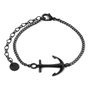 Tom Hope Pulsera Saint BR Anchor Black Adj Negro