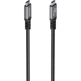 Aisens Cable USB-C A107-0992 USB 3.2 Gen 1 Tipo-C Macho a Tipo-C Macho 10m Negro 5Gbps 60W 4K@60Hz E-Marker