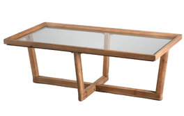 DKD Home Decor Mesa Centro Moderno Marron 120 x 60 x 43 cm