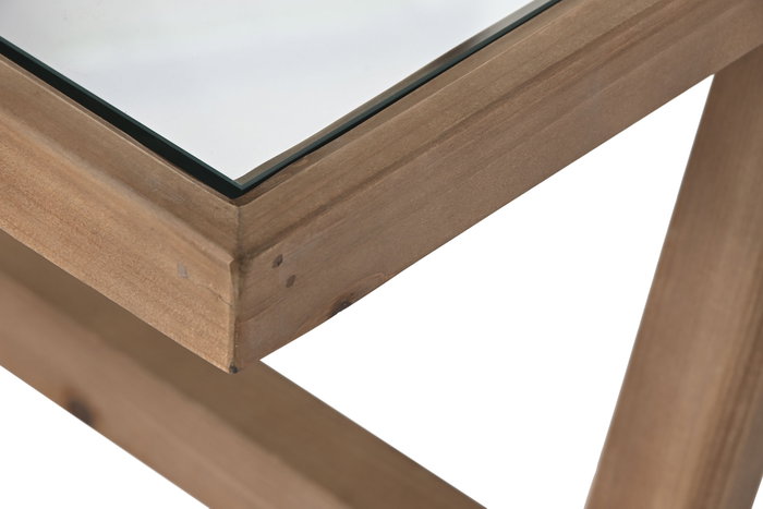 DKD Home Decor Mesa Centro Moderno Marron 120 x 60 x 43 cm