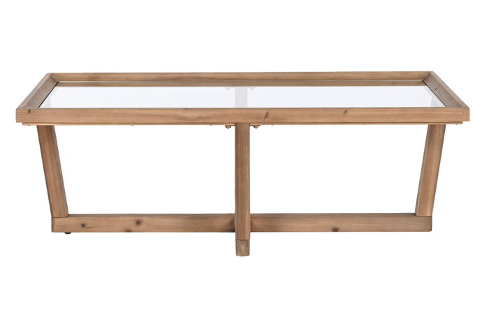 DKD Home Decor Mesa Centro Moderno Marron 120 x 60 x 43 cm