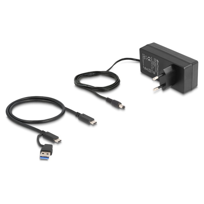 DeLOCK Hub USB 64248 de 7 puertos con USB 3.2 Gen 1 y carcasa de metal DeLOCK Hub USB 64248 de 7 puertos con USB 3.2 Gen 1 y carcasa de metal