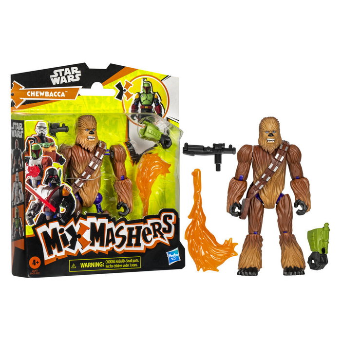 Hasbro Figura Chewbacca Mix Mashers Star Wars 12cm Articulada Hasbro Figura Chewbacca Mix Mashers Star Wars 12cm Articulada