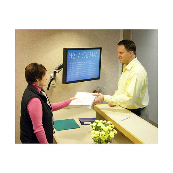 Ergotron MX Soporte de Pared para LCD, hasta 13,6 kg, hasta 42", Compatibilidad VESA 75x75 a 200x200mm, Aluminio