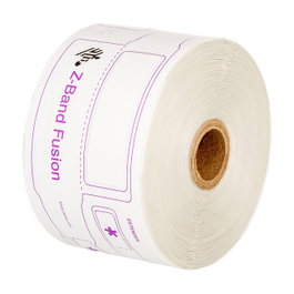 Zebra Z-Band Fusion Etiquetas y Pulseras de Polipropileno Blanco 70 x 22 mm