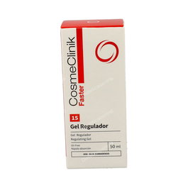 Faster Cosmeclinik Faster 15 Gel Regulador 50ml con Ácido Glicólico 13% para Pieles Grasas y Acné - Tratamiento Oil-Free