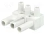 BM GROUP Bloque de bornas desmontable blanco de 16A