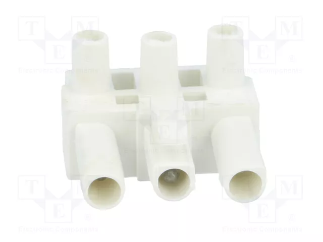 BM GROUP Bloque de bornas desmontable blanco de 16A