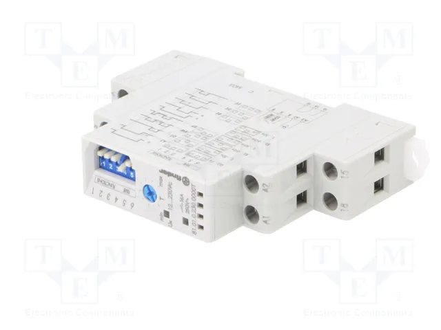 FINDER Relé de tiempo Serie 81, SPDT, 12-230V AC/DC FINDER Relé de tiempo Serie 81, SPDT, 12-230V AC/DC