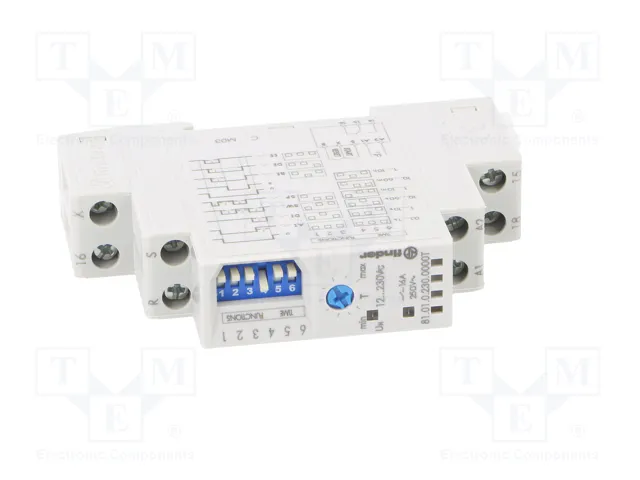 FINDER Relé de tiempo Serie 81, SPDT, 12-230V AC/DC FINDER Relé de tiempo Serie 81, SPDT, 12-230V AC/DC