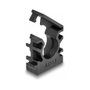 DeLOCK Soporte para funda de cable con clip de bloqueo 13 mm, Negro, 8 piezas