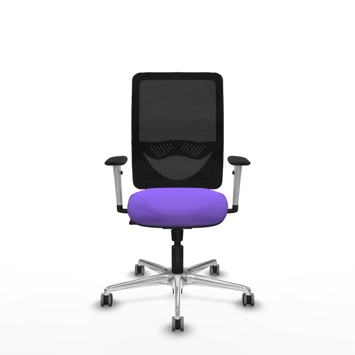 PIQUERAS Y CRESPO Silla de oficina Zulema con mecanismo Sincro, Lila y Negro PIQUERAS Y CRESPO Silla de oficina Zulema con mecanismo Sincro, Lila y Negro