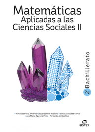 EDITEX, Matemáticas Aplicadas a las Ciencias Sociales II 2º Bachillerato - EDITEX