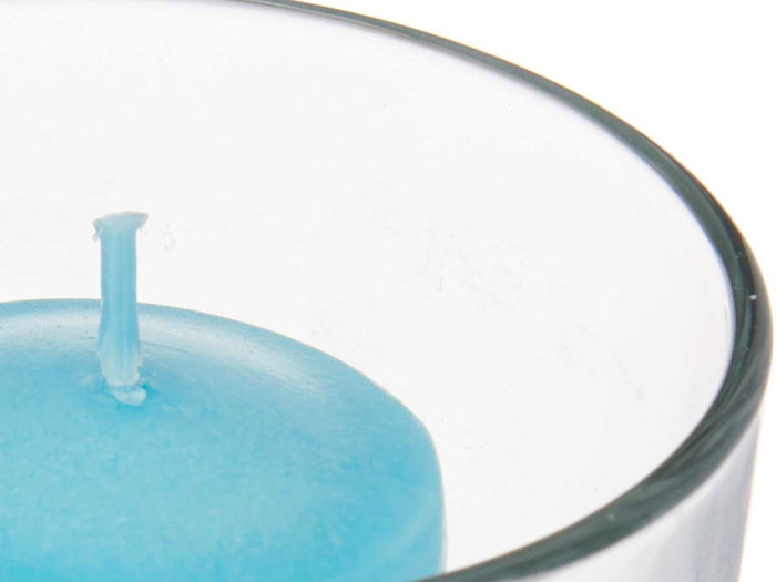 Acorde Portavela Taco Vela Oceano Azul 10x10x10 cm (Set de 6) Acorde Portavela Taco Vela Oceano Azul 10x10x10 cm (Set de 6)