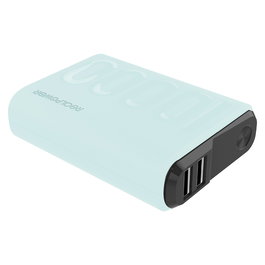RealPower B-10000PD+ Nutopia Power Bank 10000mAh Carga Rápida USB-C 2xUSB-A Azul, Indicadores LED, CE