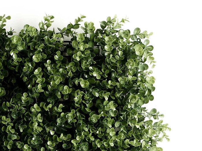 Ibergarden Jardín Vertical Hoja Redonda 54x54x3 cm Verde Plástico (Set de 10)