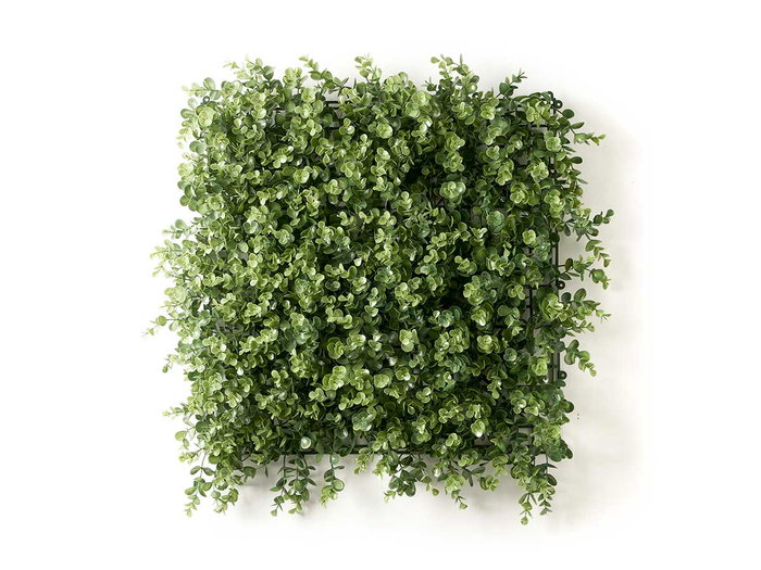 Ibergarden Jardín Vertical Hoja Redonda 54x54x3 cm Verde Plástico (Set de 10)