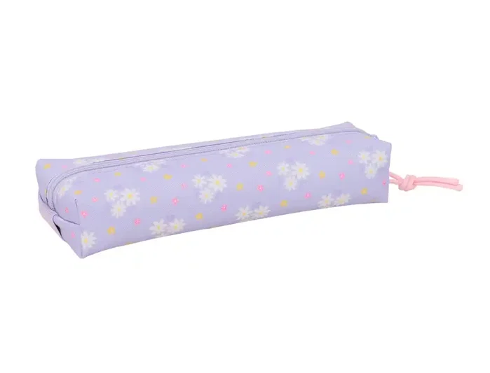 Safta Estuche escolar portatodo rectangular Bouquet