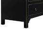 DKD Home Decor Armario Oriental Negro 85.5 x 50.5 x 186.2 cm