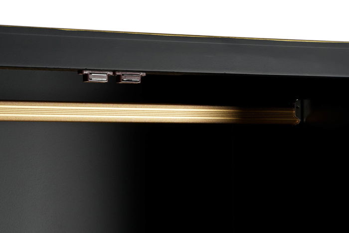 DKD Home Decor Armario Oriental Negro 85.5 x 50.5 x 186.2 cm