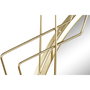 DKD Home Decor Espejo Dorado 80 x 80 x 2.5 cm Metal Cristal
