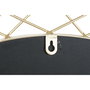 DKD Home Decor Espejo Dorado 80 x 80 x 2.5 cm Metal Cristal