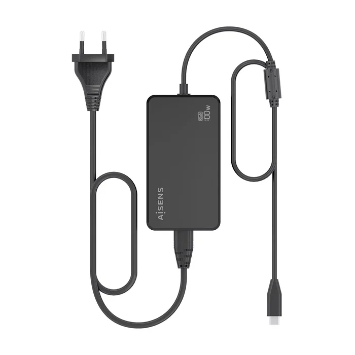 Aisens Cargador de Sobremesa GaN 100W USB-C PD3.0 Negro