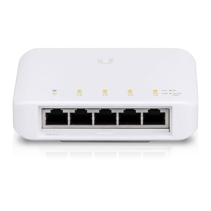 Ubiquiti UniFi Switch Flex Mini 5 Puertos Gigabit Ethernet PoE (Pack de 3) Ubiquiti UniFi Switch Flex Mini 5 Puertos Gigabit Ethernet PoE (Pack de 3)