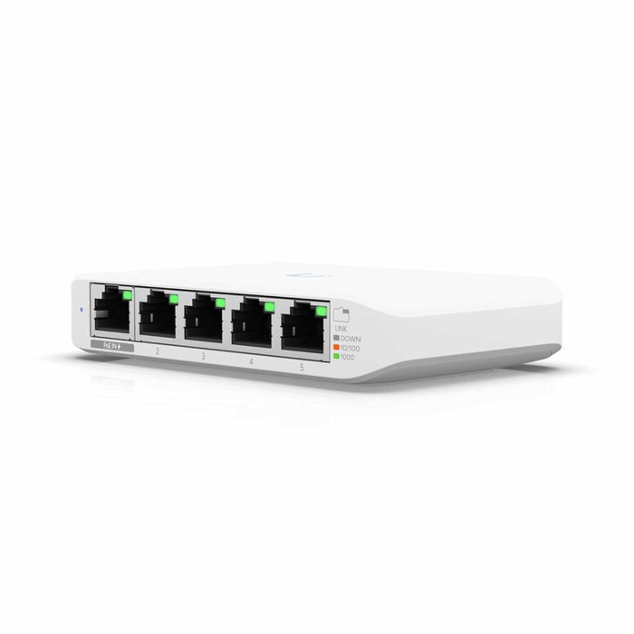 Ubiquiti UniFi Switch Flex Mini 5 Puertos Gigabit Ethernet PoE (Pack de 3) Ubiquiti UniFi Switch Flex Mini 5 Puertos Gigabit Ethernet PoE (Pack de 3)
