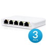 Ubiquiti UniFi Switch Flex Mini 5 Puertos Gigabit Ethernet PoE (Pack de 3)