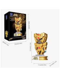 Pantasy Gemini Mini Set Construcción Caballero de Oro Géminis Saint Seiya 13 cm