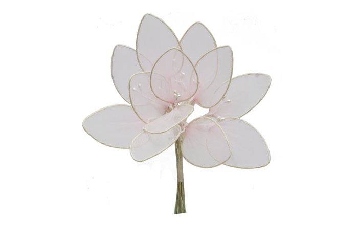 Oplante Bolsa 12 Mini Flores Pomos Hojas Artificiales Media x Rosa Oplante Bolsa 12 Mini Flores Pomos Hojas Artificiales Media x Rosa