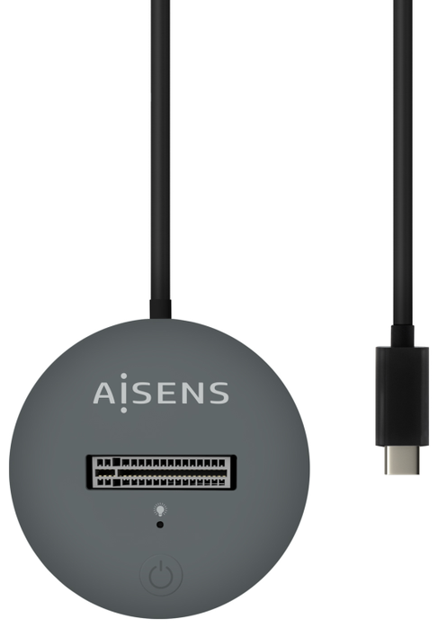 Aisens Dock USB-C M.2 SATA/NVMe ASUC-M2D014-GR Gris