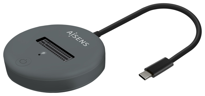 Aisens Dock USB-C M.2 SATA/NVMe ASUC-M2D014-GR Gris