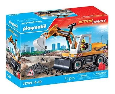 PLAYMOBIL Excavadora grande Action Heroes 71749 PLAYMOBIL Excavadora grande Action Heroes 71749