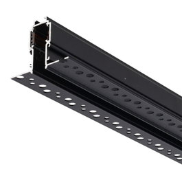 BX3 LIGHT Carril Magnético Empotrado 1M Negro