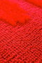 Mijölnir Alfombrilla de Baño Roja 60 x 100 cm Polipropileno Antideslizante Lavable