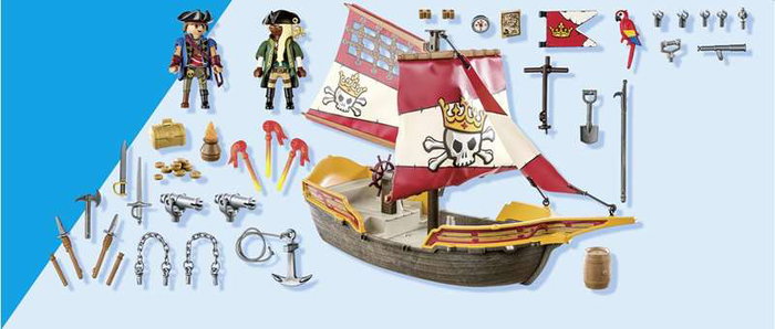 Playmobil Barco Pirata Pirates (4+ años)