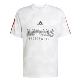 Camiseta de Manga Corta Hombre Adidas Tiro Np Blanco 15-16 Años