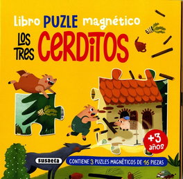 SUSAETA EDICIONES Los tres cerditos - Libro puzle magnético