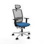 PIQUERAS Y CRESPO Silla de oficina Haches Azul claro y Gris