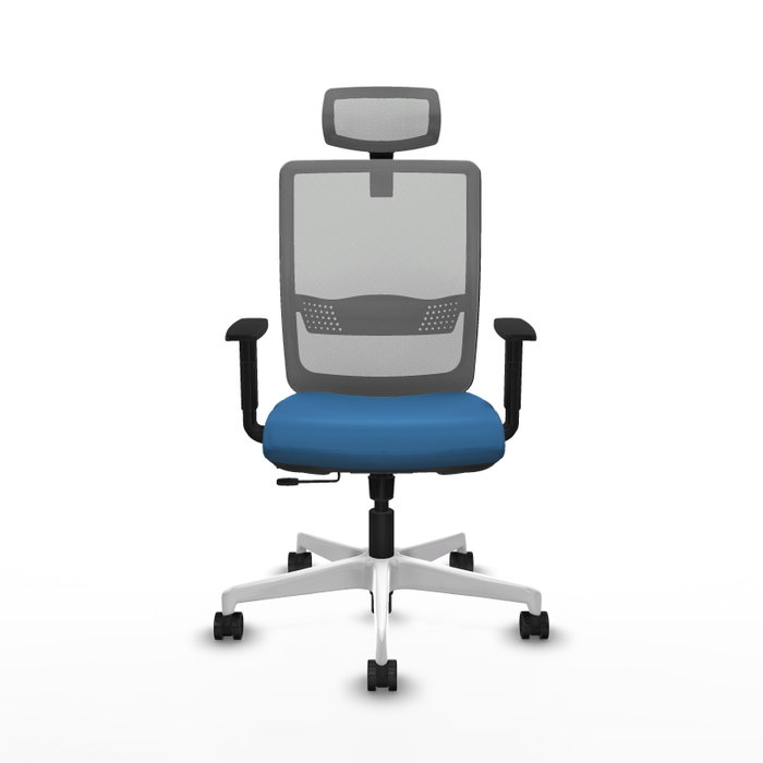 PIQUERAS Y CRESPO Silla de oficina Haches Azul claro y Gris PIQUERAS Y CRESPO Silla de oficina Haches Azul claro y Gris