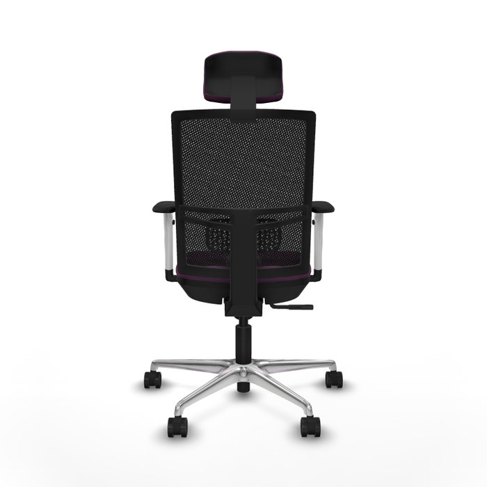 PIQUERAS Y CRESPO Silla de oficina Yunquera con mecanismo Sincro, Morado y Negro PIQUERAS Y CRESPO Silla de oficina Yunquera con mecanismo Sincro, Morado y Negro