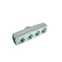 BF Multiconector 4 Tomas 2p + t 16A 250V Blanco Retractilado