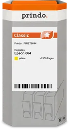 Prindo Cartucho de tinta amarillo PRIET6644 Classic