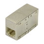 LogiLink Conector de parcheo 1:1 Cat.6 STP 2xRJ45 carcasa metálica