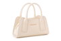 Vince Camuto Bolso de Mano Bergamo Crema Piel de Polivinilo Elegante Sofisticado Ideal para Cualquier Ocasión.
