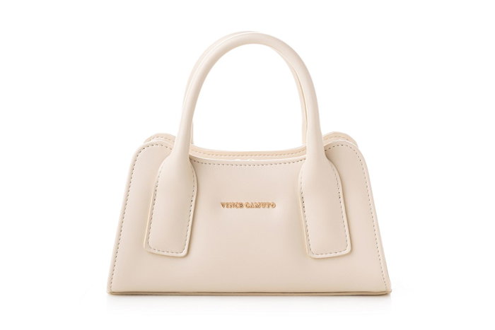 Vince Camuto Bolso de Mano Bergamo Crema Piel de Polivinilo Elegante Sofisticado Ideal para Cualquier Ocasión. Vince Camuto Bolso de Mano Bergamo Crema Piel de Polivinilo Elegante Sofisticado Ideal para Cualquier Ocasión.